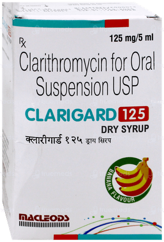 Clarigard 125 Banana Flavour Dry Syrup 30Ml